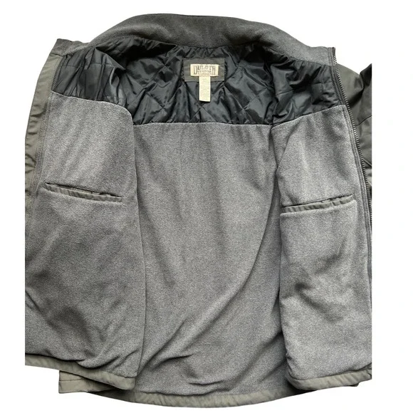 Duluth Trading Co Mens Gray Fleece Lined Insulated Grab Jacket Size 4XL - Picture 8 of 10